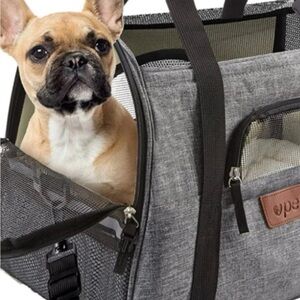 Petlo Pet Carrier Bag for Dogs - Gray